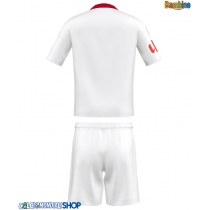 Maglie da calcio Sevilla Prima Maglia Bambino 2025-26 Manica Corta (+ Pantaloni corti)